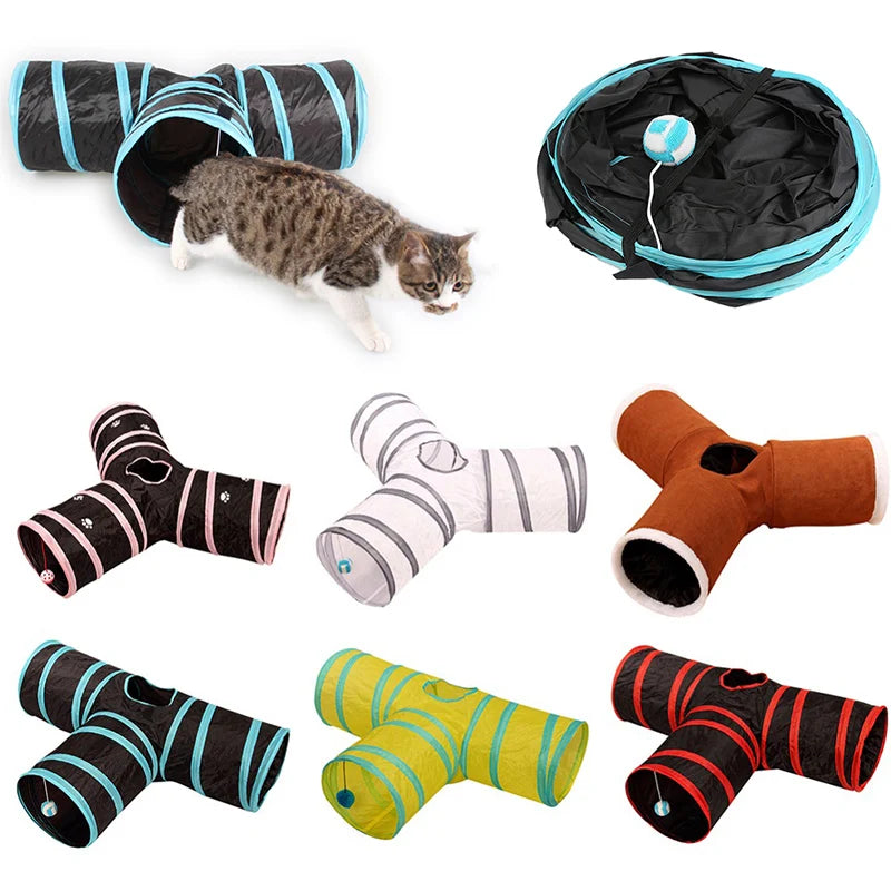Collapsible Cat Play Tunnel